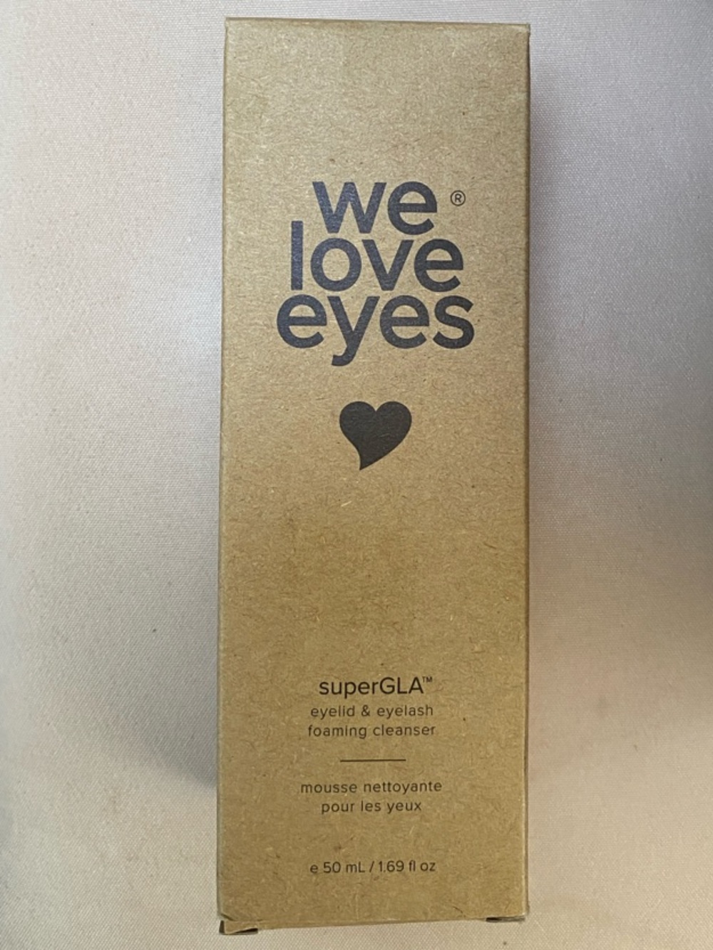 We Love Eyes superGLA Eyelid & Eyelash Foaming Cleanser - New in unsealed box!